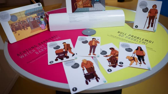 &laquo;Mittendrin&raquo; im Dialoghaus - &copy; Foto: Christian Charisius/dpa