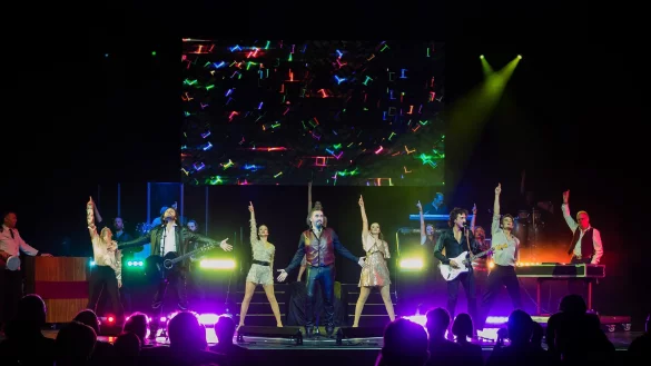 Eine Bee-Gees-Show kommt in die Phoenix-Contact-Arena. - &copy; Jessica Vater