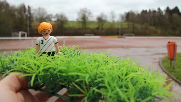 Neues Konzept: Der Sportplatz am Hackemack soll einen Kunstrasenbelag bekommen, so wie es auch in Brake (Bild) der Fall ist. - &copy; Archivfoto: Till Brand