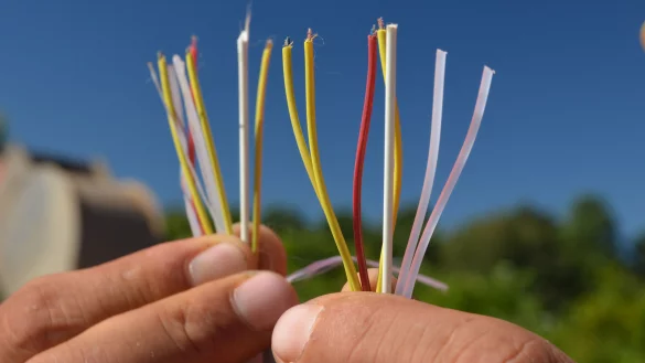 Symbolbild Glasfaser. - &copy; Mareike Patock