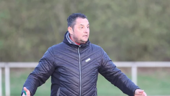 Neustart in der B-Liga: Branko Trailovic und SuS Lage. - &copy; Sebastian Lucas