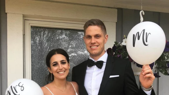 Mister und Misses Johannesson im Ehegl&uuml;ck. Foto: Fam. Johannesson - &copy; Privat