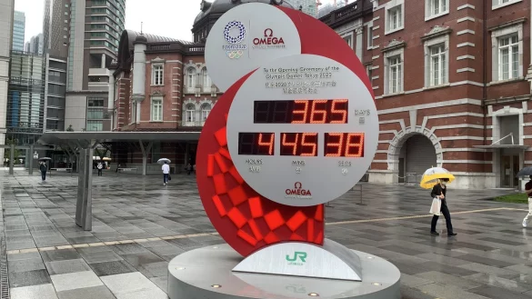 Olympia-Countdown - &copy; Foto: Lars Nicolaysen/dpa