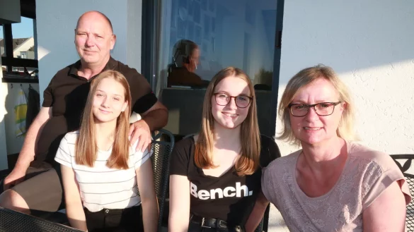 Unternehmen viel gemeinsam: Andreas Grabsch, Katja Grabovaja (Kati), Tessa Grabsch und Susanne Grabsch (von links) haben sich im Laufe der Jahre zu einer echten Familie entwickelt. (Foto: Knut Dinter) - &copy; Knut Dinter