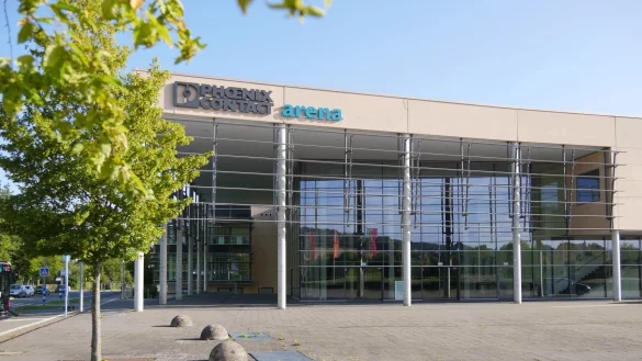 Wird moderner: Die Phoenix-Contact-Arena in Lemgo wird auf den neusten Stand der Technik gebracht. - &copy; Kreis Lippe