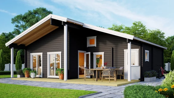 Das Tchibo-Haus hat eine Grundfl&auml;che von 66 Quadratmetern. - &copy; Tchibo