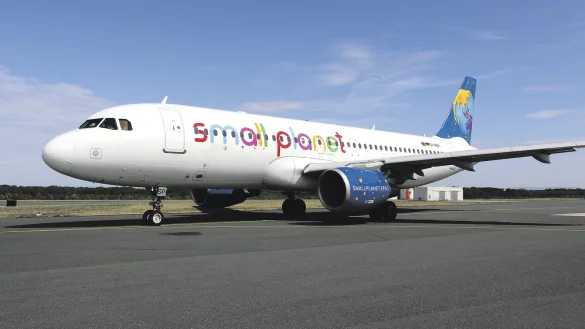 Die Billigfluglinie Small Planet hatte in der Vergangenheit immer wieder mit heftigen Flugversp&auml;tungen zu k&auml;mpfen. - &copy; Alexandra Schaller