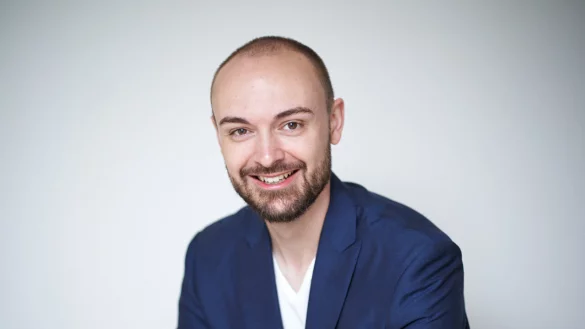 Nik Riesmeier ist 32 Jahre alt und kandidierte 2021 f&uuml;r die Bundestagswahl. - &copy; Die Gr&uuml;nen