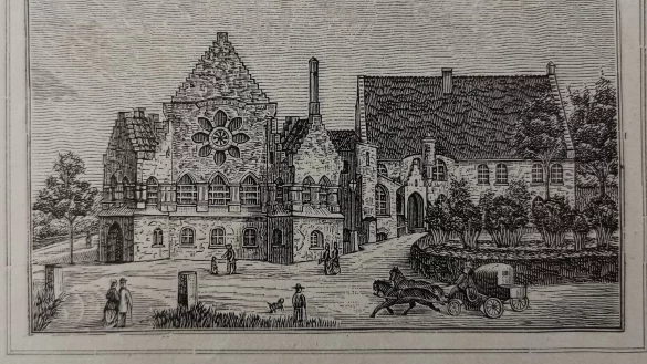 Druckgraphik "Die Externsteine bei Horn im Teutoburger Wald" - &copy; Landesarchiv NRW