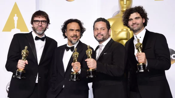 Nicolas Giacabone, Alejandro G. I&ntilde;&aacute;rritu, Alexander Dinelaris Jr. und Armando Bo. - &copy; DPA