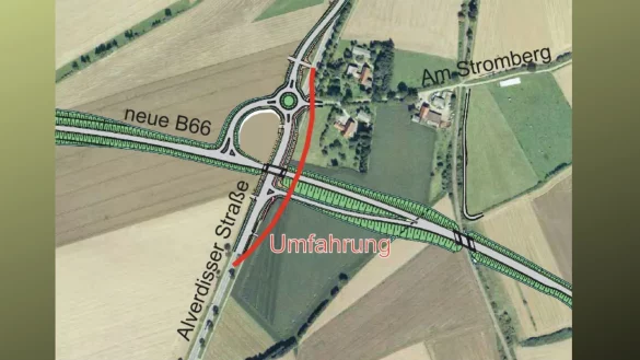 So soll der Stra&szlig;enverlauf aussehen. - &copy; Stra&szlig;en.NRW