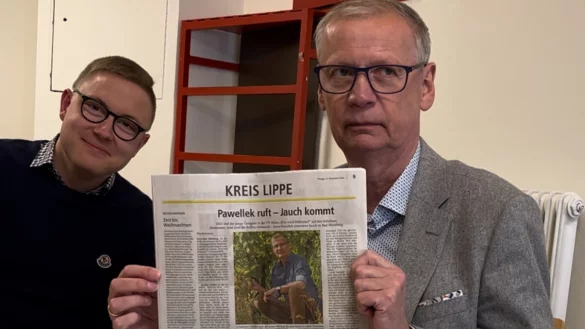 Günther Jauch zu Gast bei Louis Pawellek? Wie hat der 26-Jährige es geschafft, den beliebten Quizmaster nach Bad Meinberg zu locken? - © Jörg Schäfers