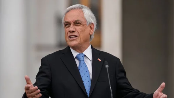 Chiles Pr&auml;sidenten Pinera - &copy; Foto: Esteban Felix/AP/dpa