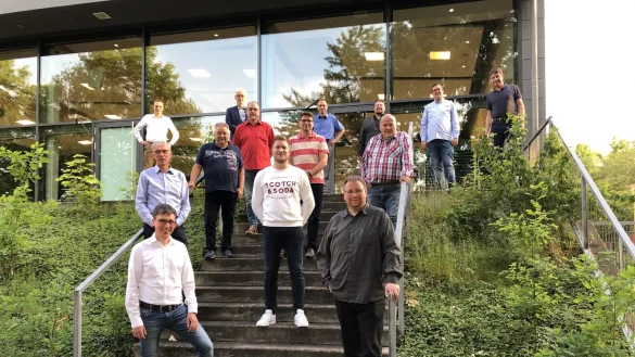 Mit diesen Kandidaten geht die SPD Leopoldsh&ouml;he in den Wahlkampf zur Kommunalwahl im September. Vorne links steht B&uuml;rgermeisterkandidat Martin Hoffmann. Foto: SPD Leopoldsh&ouml;he - &copy; SPD Leopoldsh&ouml;he