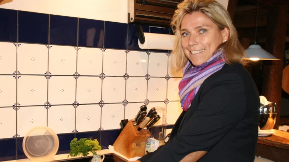 K&ouml;chin in der &bdquo;K&uuml;chenschlacht": Die Alverdisserin Nicole Starke hat in einer Fernsehshow mitgemacht. Ab heute wird die Sendung ausgestrahlt. - &copy; Sylvia Frevert