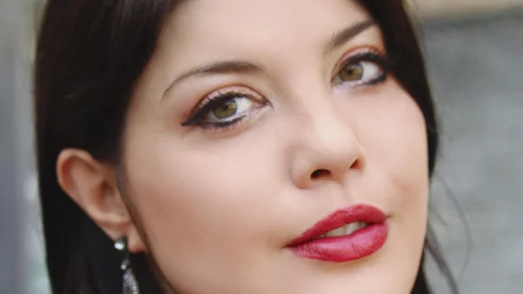 Die US-amerikanische Sängerin Megan Marie Hart sang in Detmold Werke berühmter jüdischer Komponisten - und abends dann in Darmstadt die Uraufführung von "Letters to Fred". - © Megan Marie Hart