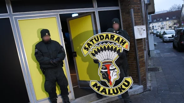 Durchsuchung bei Rockerclub Satudarah MC - © Foto: Henning Kaiser