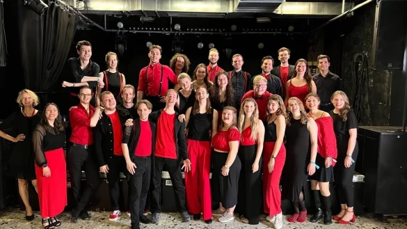 Der Chor Pop-Up singt in Bergkirchen. - © Hochschule für Musik