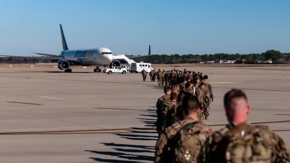 USA verlegen Soldaten in den Nahen Osten - &copy; Foto: Timothy L. Hale/ZUMA Wire/dpa