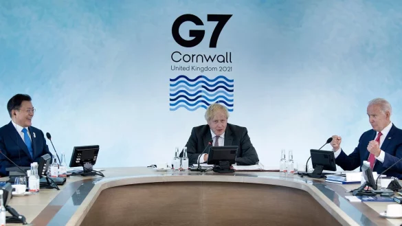 G7-Gipfel - &copy; Foto: Brendan Smialowski/afp pool/AP/dpa