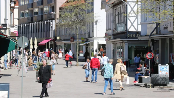 An einem verkaufsoffenen Sonntag k&ouml;nnte die Salzufler Innenstadt deutlich voller sein. - &copy; Alexandra Schaller