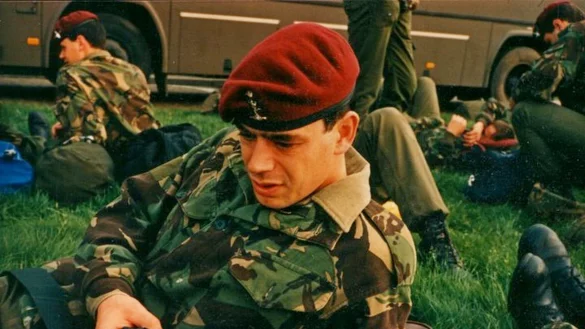 1987 ist die Oerlinghauser Zeit f&uuml;r Ted Bradley bereits seit elf Jahren vorbei. Er ist, wie sein Vater vor ihm, selbst in die britische Armee eingetreten und zeitweise in Minden stationiert. - &copy; Ted Bradley