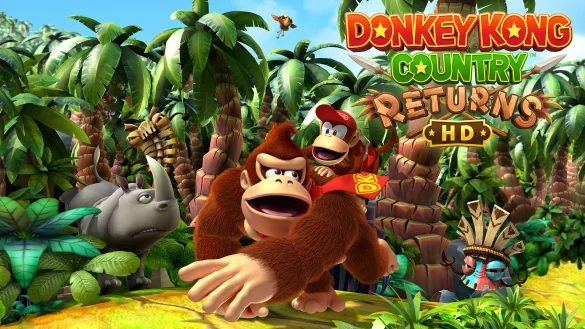Im Spiel "Donkey Kong Country Returns HD" schlüpfen wir in die Rolle von Donkey Kong, um gestohlene Bananen zurückzuerobern. - © Nintendo