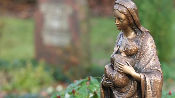 Ein Symbolbild vom Friedhof L&uuml;ningheide. - &copy; Till Brand