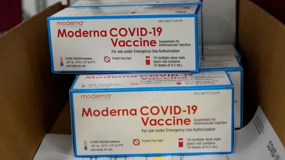 Impfstoff von Moderna - &copy; Foto: Paul Sancya/POOL AP/dpa