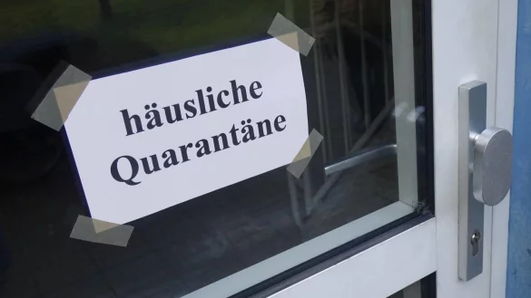 Ein deutlicher Hinweis auf die gegenw&auml;rtige Situation. (Symbolbild) - &copy; imago images/Steinach