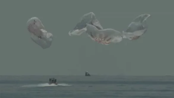 Landung - &copy; Foto: -/NASA TV/dpa