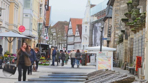 Die Detmolder Innenstadt. - &copy; Archivfoto LZ