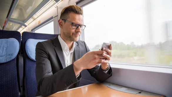 Mobilfunknetz im Fernzug - &copy; Foto: Christin Klose/dpa-tmn