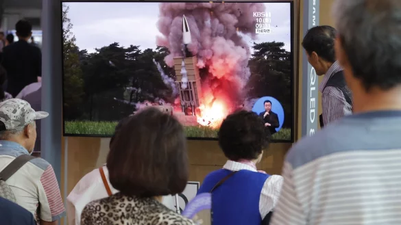 Raketenstart - &copy; Foto: Ahn Young-Joon/AP