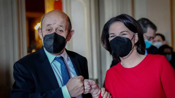 Baerbock in Paris - &copy; Foto: Kay Nietfeld/dpa