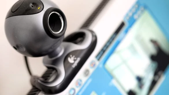 Webcam - &copy; Foto: Martin Gerten/dpa