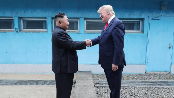Kim Jong Un und Donald Trump - &copy; Foto: KCNA