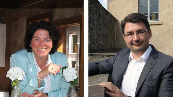 Kerstin Vieregge, CDU, und Christian Sauter, FDP, sitzen künftig im Verteidigungsausschuss. - © Bernhard Preuss