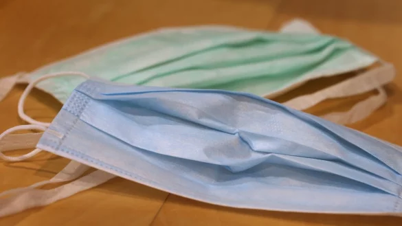 Medizinischer Mundschutz - &copy; Foto: Karl-Josef Hildenbrand/dpa