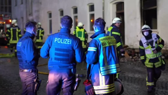 Die Brandursache wird von der Polizei untersucht. - &copy; Freitag Medien Gruppe