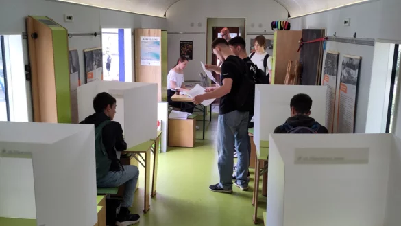 Auch bei der Euopawahl im vergangenen Jahr haben Jugendliche in Dörentrup "gewählt". - © Kuturstellwerk Nordlippe