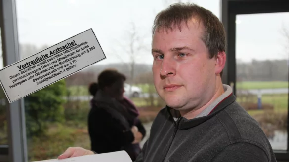 Rechtsanwalt Andr&eacute; Ostermann k&auml;mpft gemeinsam mit seiner Mandantin, die anonym bleiben m&ouml;chte, gegen eine MPU-Auflage der lippischen Stra&szlig;enverkehrsbeh&ouml;rde. - &copy; Vera Gerstendorf-Welle