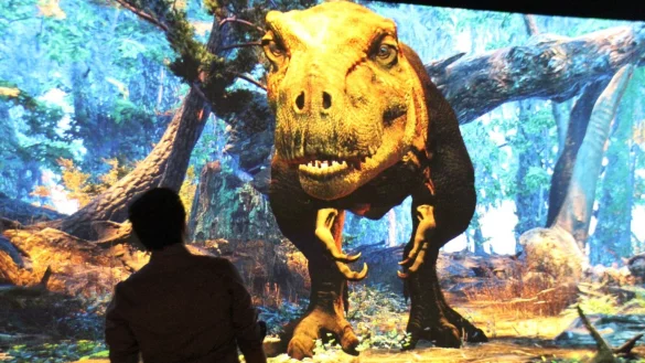 Schau zu Tyrannosaurus rex - &copy; Foto: Christina Horsten