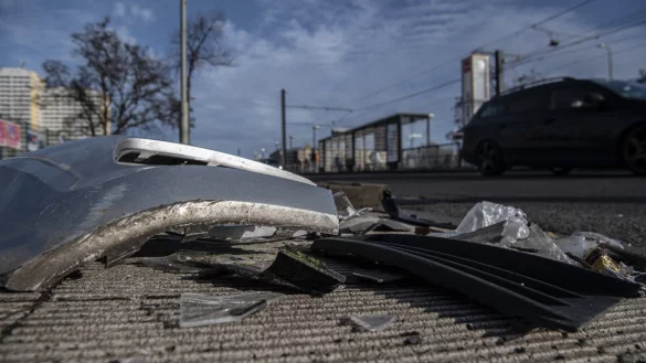 T&ouml;dlicher Unfall mit Polizeiauto - &copy; Foto: Paul Zinken/dpa