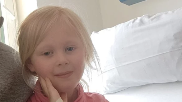 Mehrmals in der Woche muss Papa Marc Blume mit Feelia ins Krankenhaus. - &copy; Marc Blume