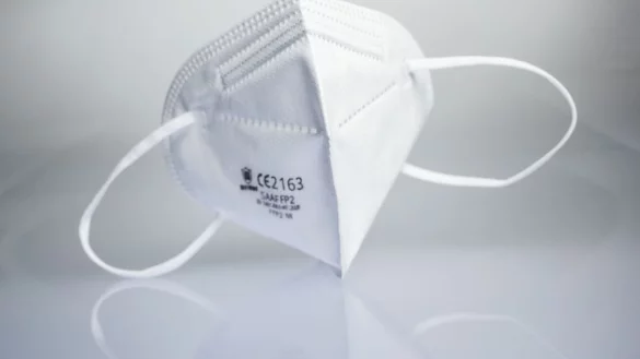 FFP2-Maske - &copy; Foto: Frank Rumpenhorst/dpa/Illustration