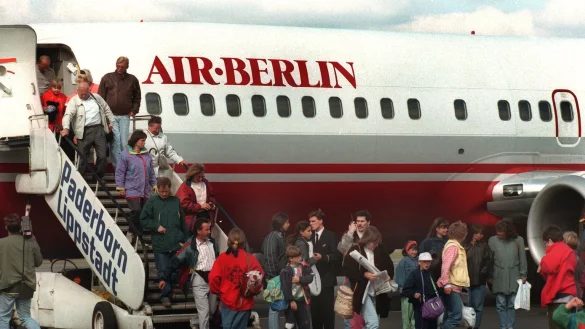 Air Berlin vor 21 Jahren - &copy; Foto: Peter Brenneken