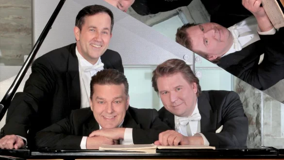 Kommen nach Bad Salzuflen: die drei Ten&ouml;re, die sich Freunde nennen. - &copy; Staatsbad Bad Salzuflen