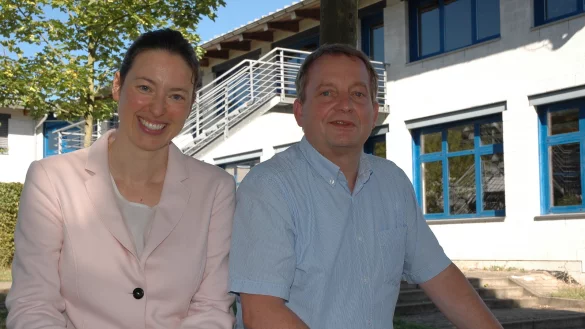 Neu im Amt: Dr. Alexandra Nolte ist die neue Stellvertretung von Schulleiter Dr. Peter Pahmeyer am Gymnasium. - &copy; Manfred Brinkmeier