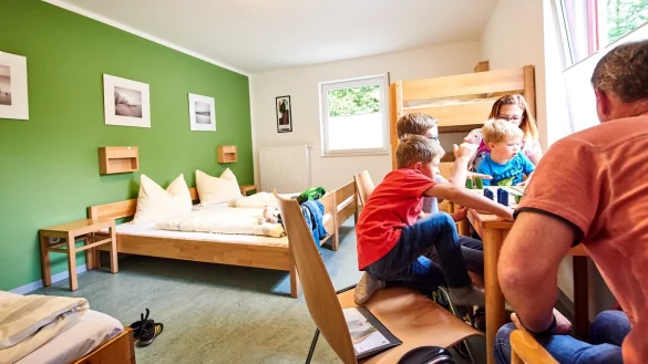 Schlicht und preislich &bdquo;familienfreundlich": Ein Blick in die Jugendherberge in Bad Driburg. - &copy; Bj&ouml;rn Reschabek